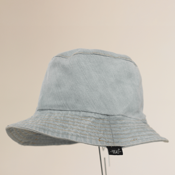 Denim Bucket Hat - Image 3