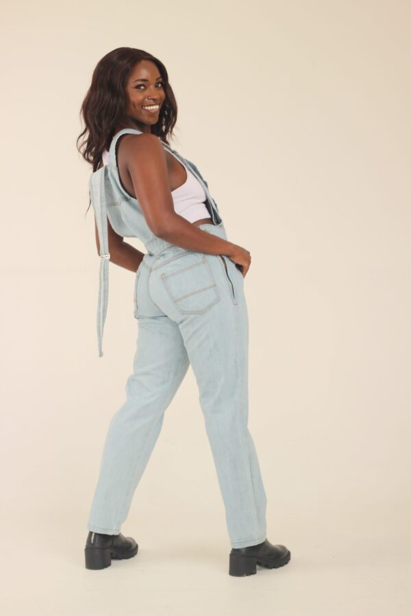 Women's Denim Dungaree - Image 7