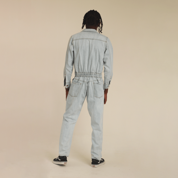 Men's Denim Boiler Suit - Image 2