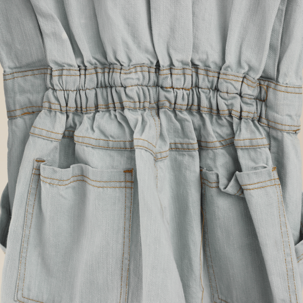 Women's Denim Boiler Suit - Image 5