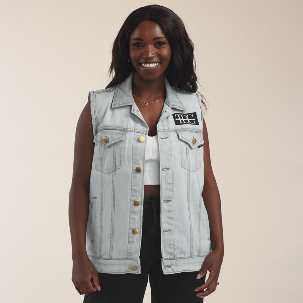Women's Denim Sleeveless Jackets