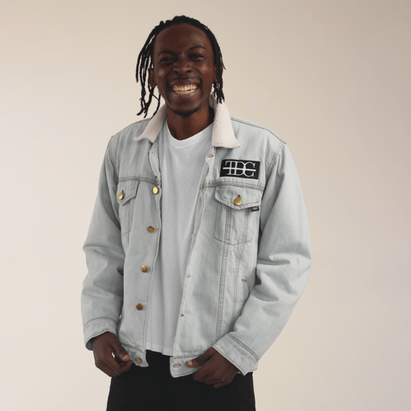 Men's Sherpa Denim Jacket - Image 2
