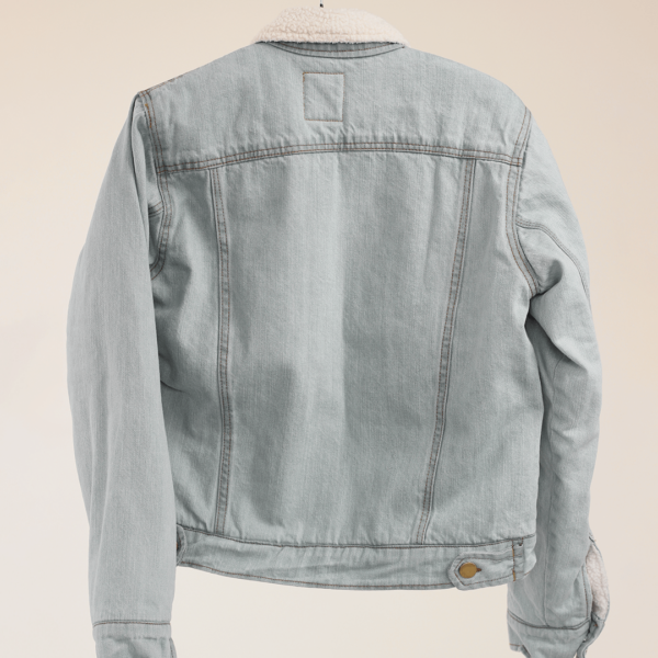 Women's Sherpa Denim Jacket - Image 5
